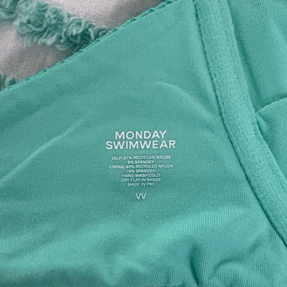 Monday Swimwear Turquoise Top - Picture 3 of 3